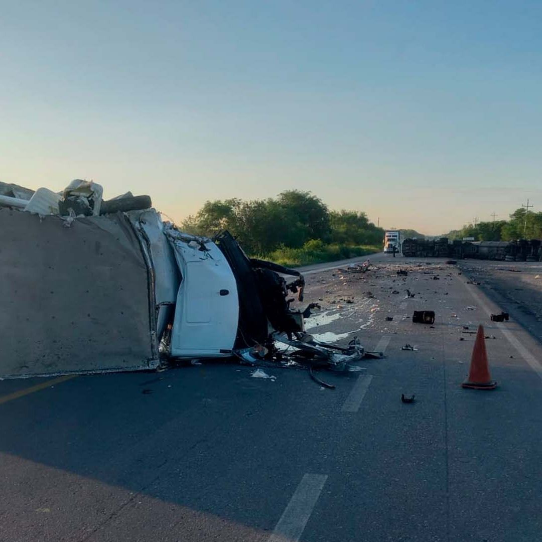 Choque y Volcadura en Carretera Ciudad Victoria - Monterrey Deja una Persona Sin Vida