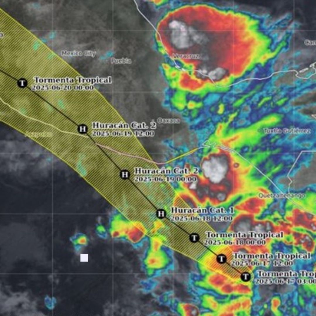 Se Forma Tormenta Tropical Erick en el Pacífico Mexicano, Informa Conagua