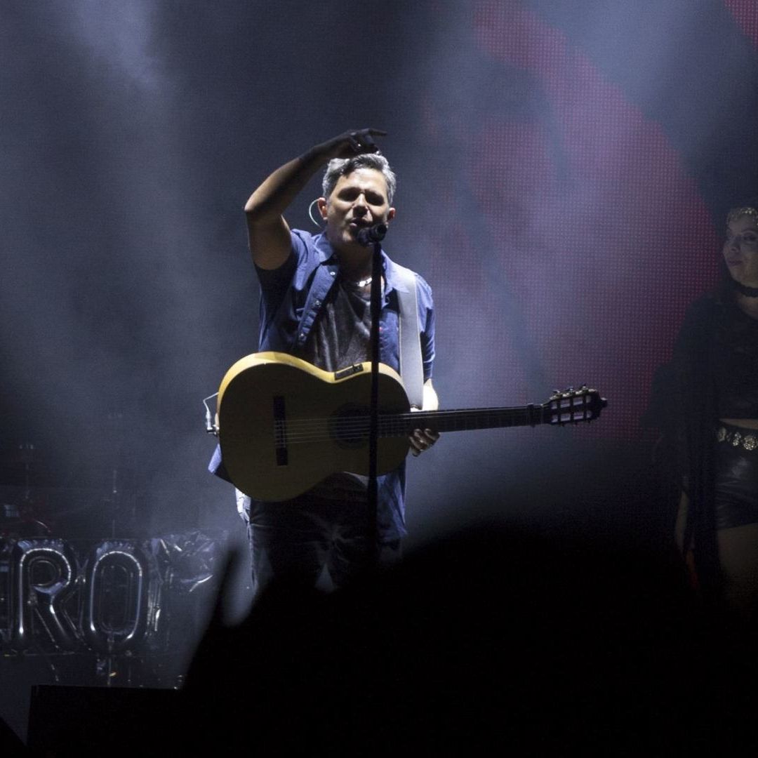 El cantante español Alejandro Sanz en la Arena Ciudad de México