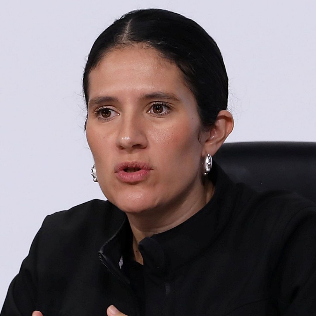 Bertha Alcalde Luján, fiscal general de la Ciudad de México, en conferencia de prensa