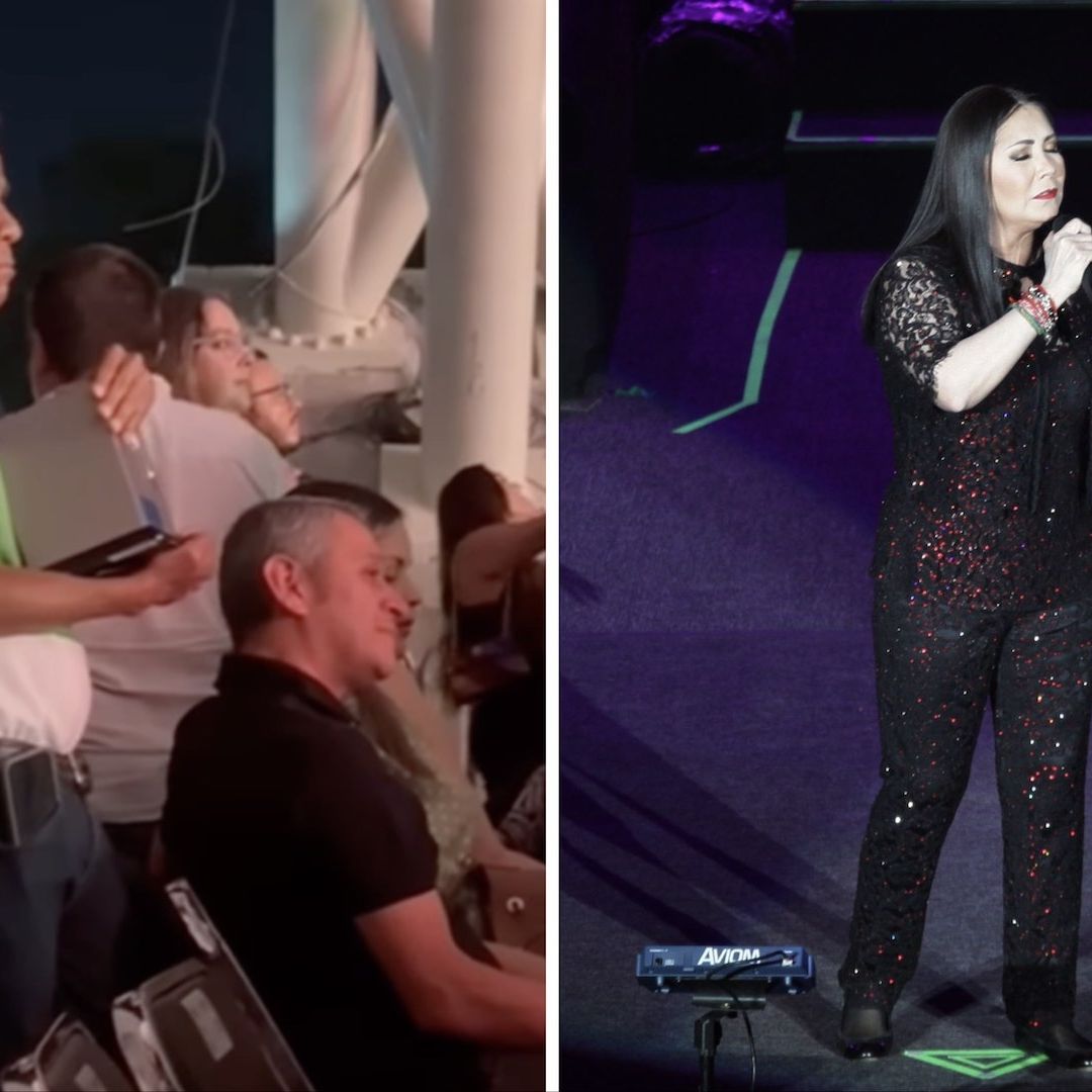 Hombre lleva cenizas de hija a concierto de Ana Gabriel