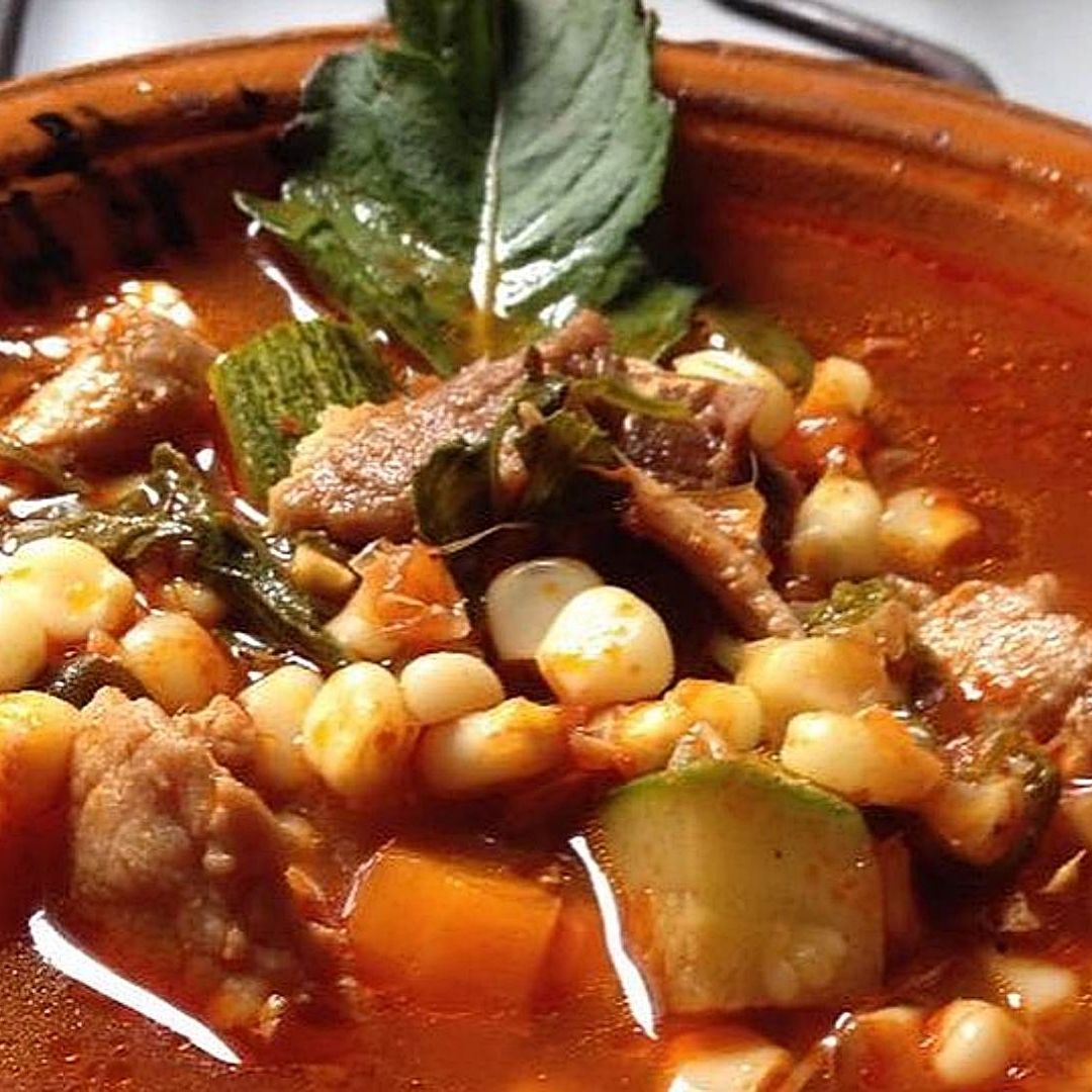 Elopozole tradicional del estado de Guerrero
