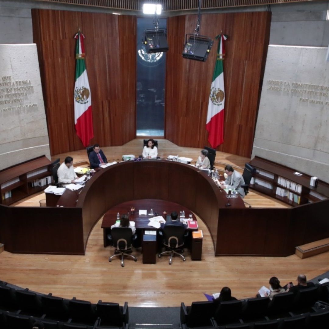Sesión pública del Tribunal Electoral del Poder Judicial de la Federación