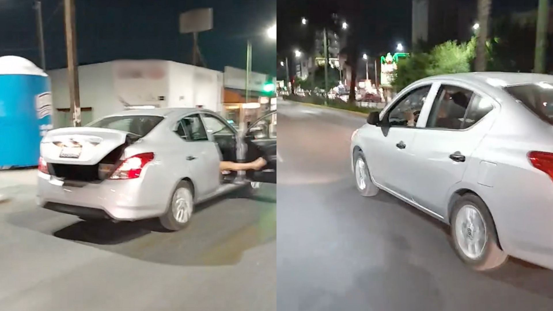 Taxi de aplicación en el Centro de Monterrey
