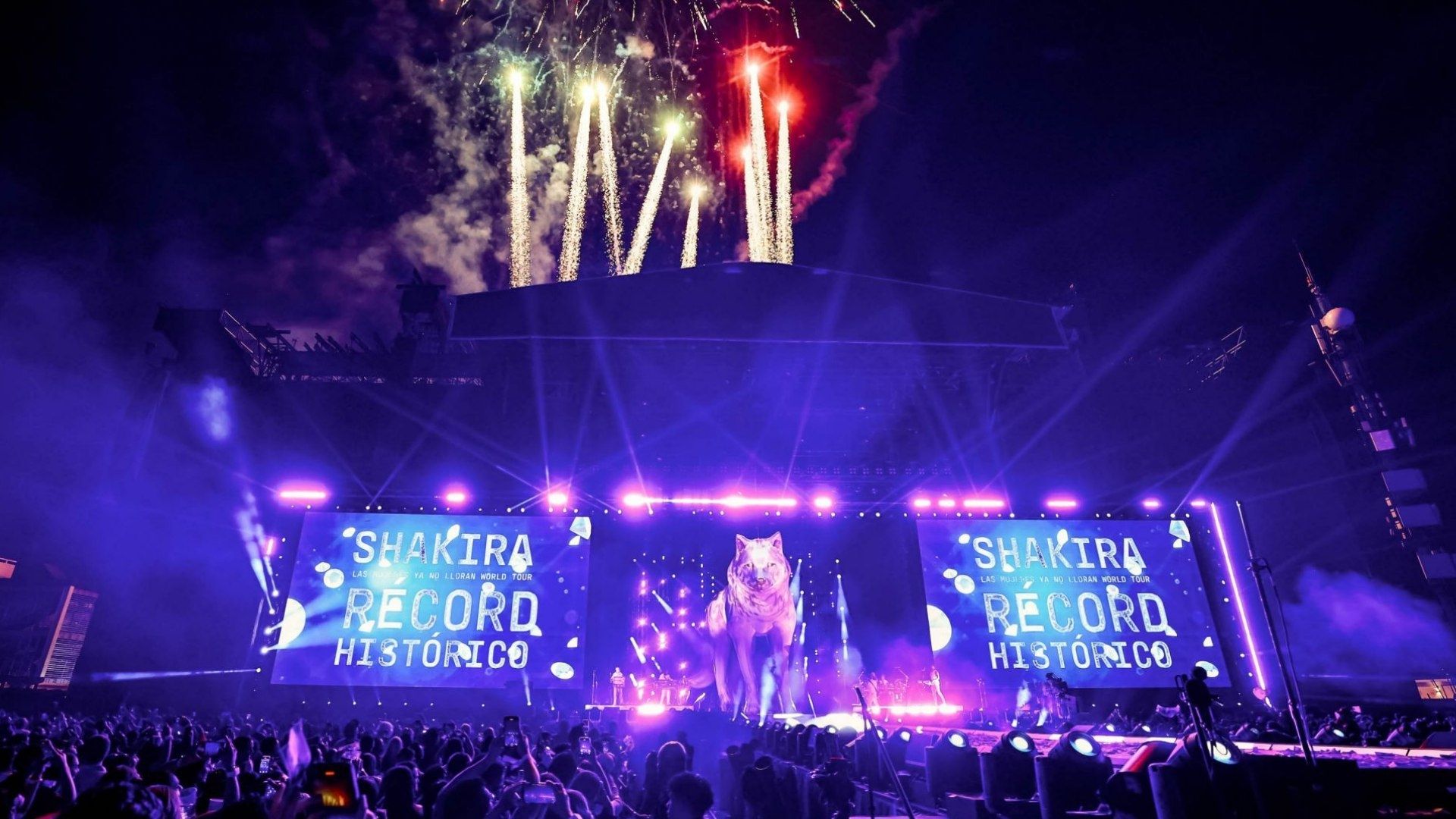 Shakira nuevo récord Estadio GNP Seguros