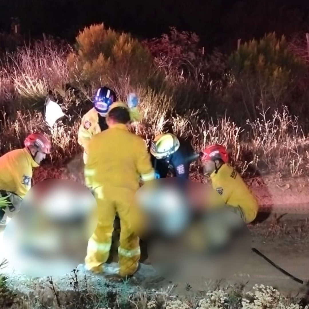 Dos Personas Resultan Lesionadas Tras Volcadura
