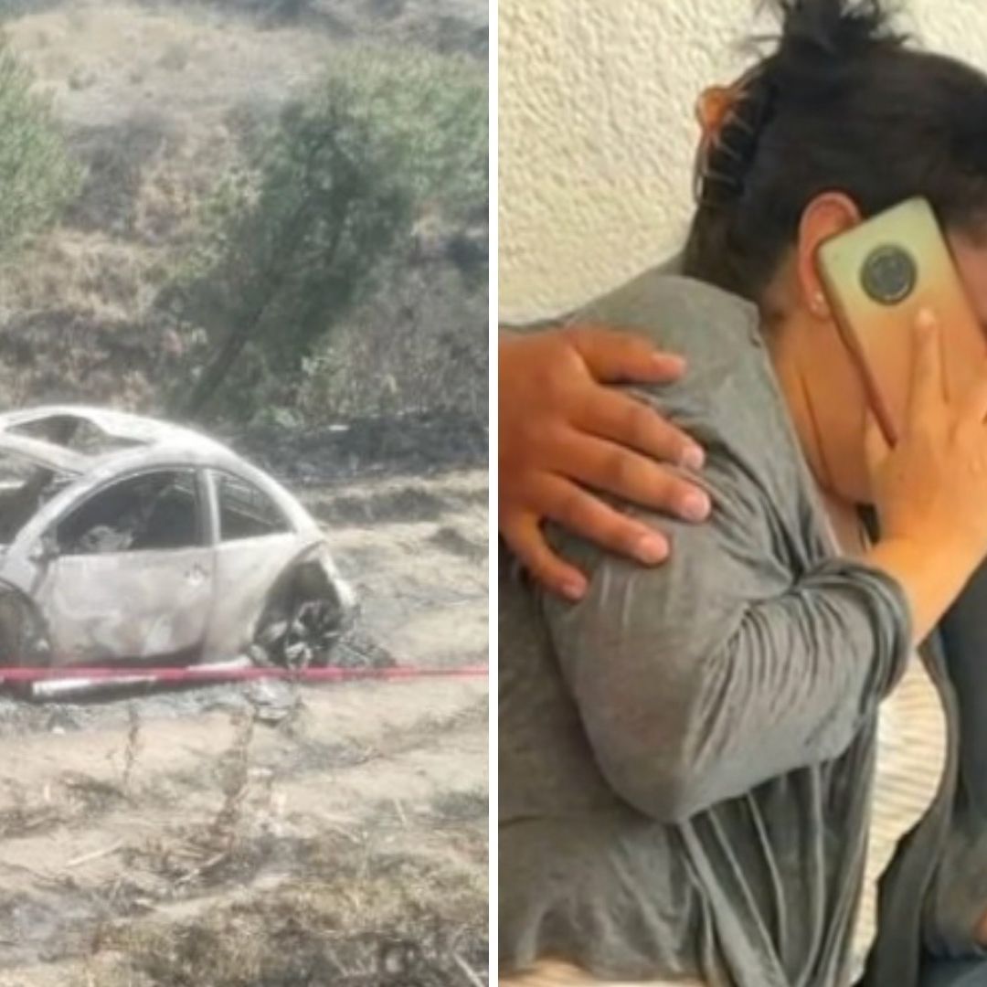 Logran rescatar a maestra que fue secuestrada en Huejotzingo, Puebla.