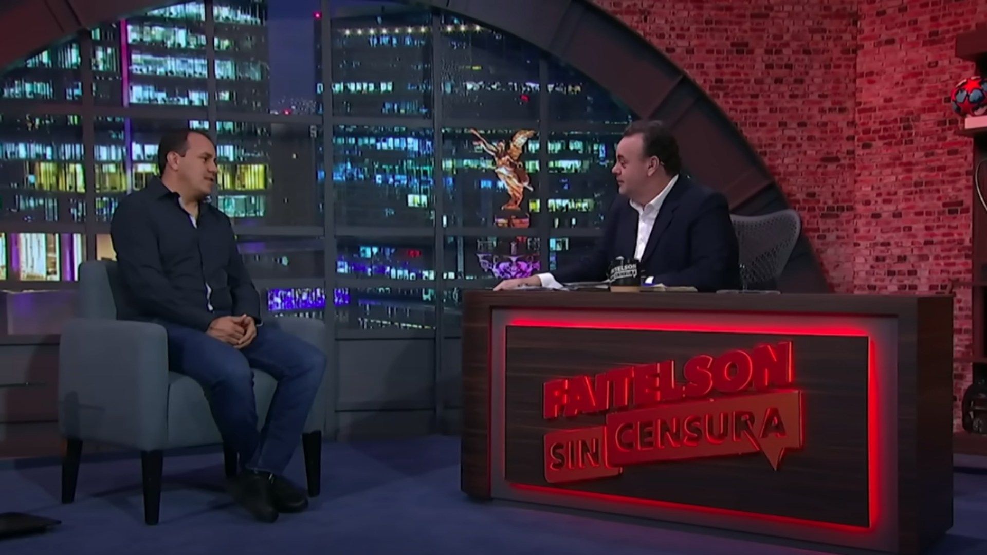 Cuauhtémoc y Faitelson ya olvidaron viejas rencillas. Foto TUDN