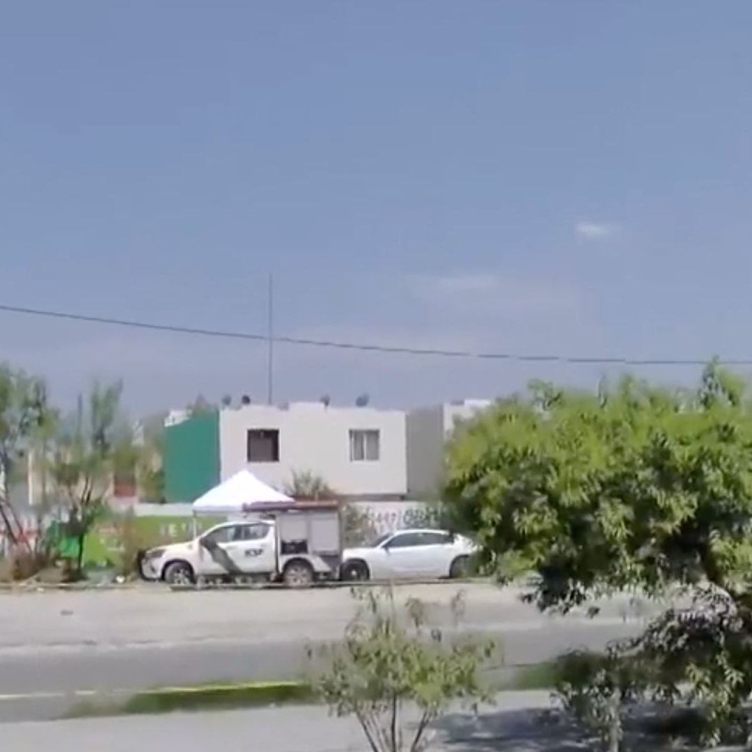 Movilización policiaca en el municipio de El Carmen, tras hallazgo de cuerpos sin vida