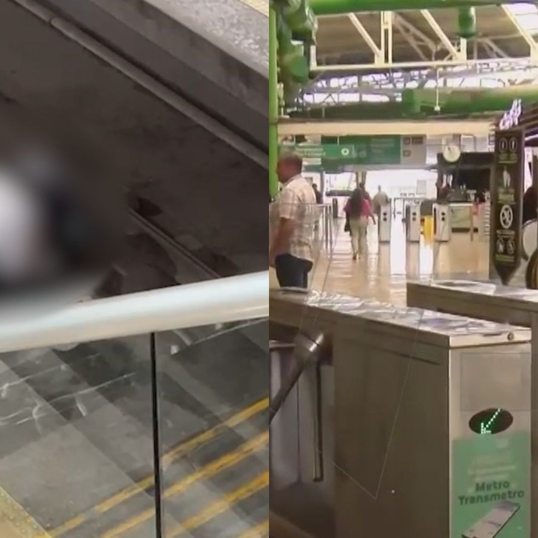 Una mujer sufrió lesiones al caer a las vías del tren en la estación Cuauhtémoc