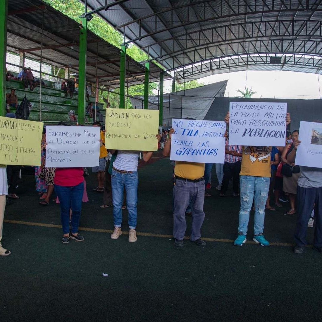Desplazados de Tila se Niegan a Regresar a sus Casas Hasta que les Garanticen Seguridad