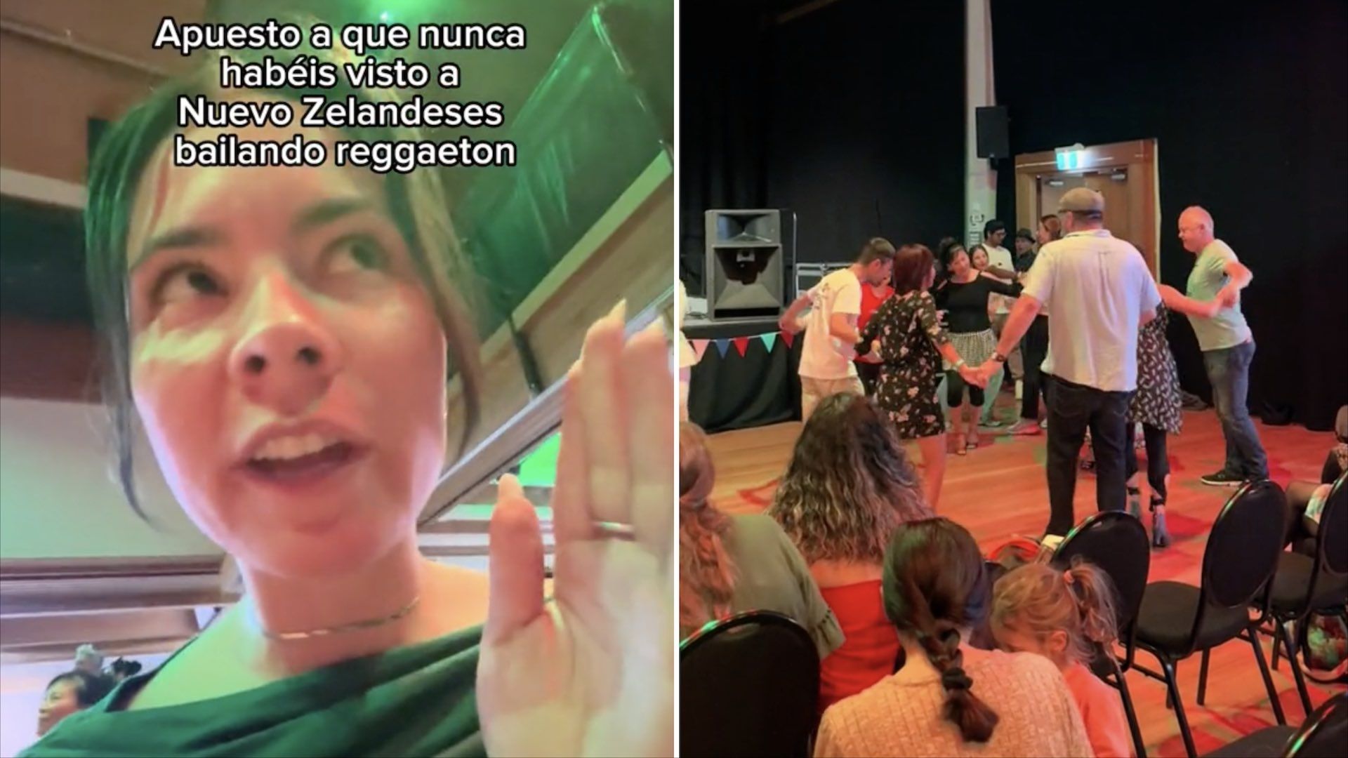 Mujer grabó cómo bailan reguetón en Nueva Zelanda