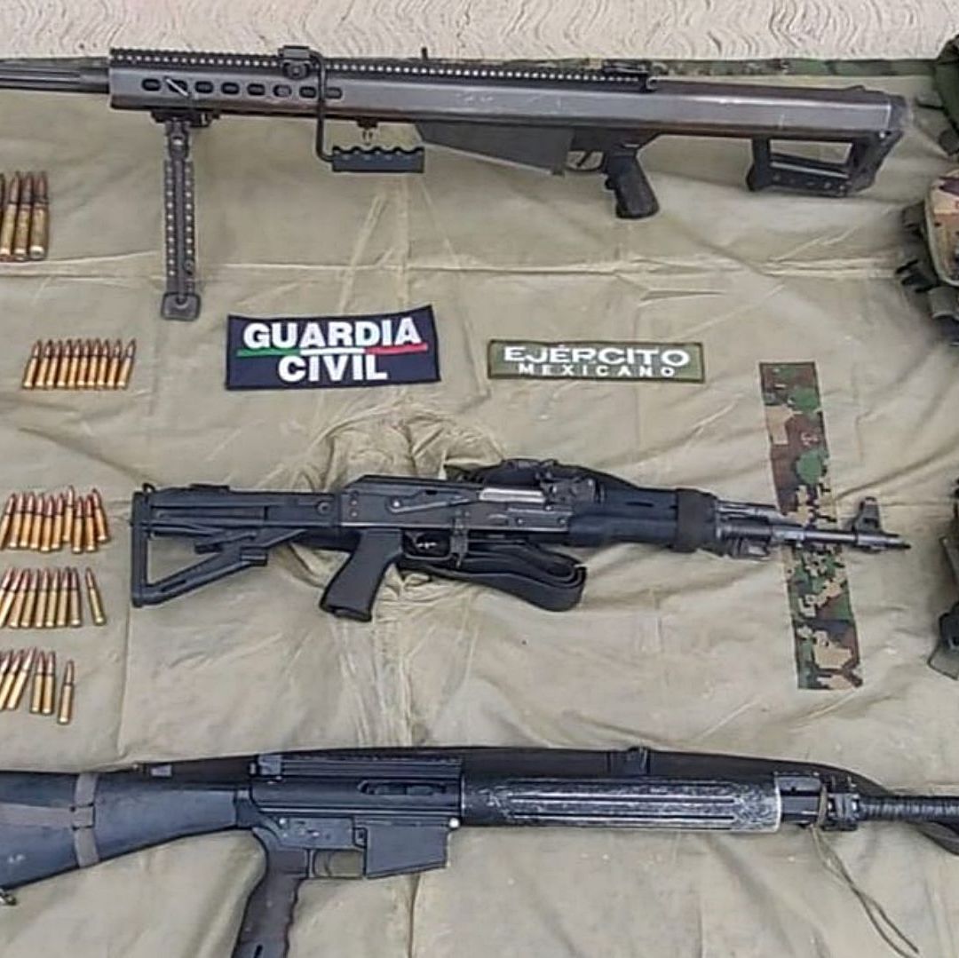 Detienen en Michoacán a Colombianos con Fusil Capaz de Derribar Aviones