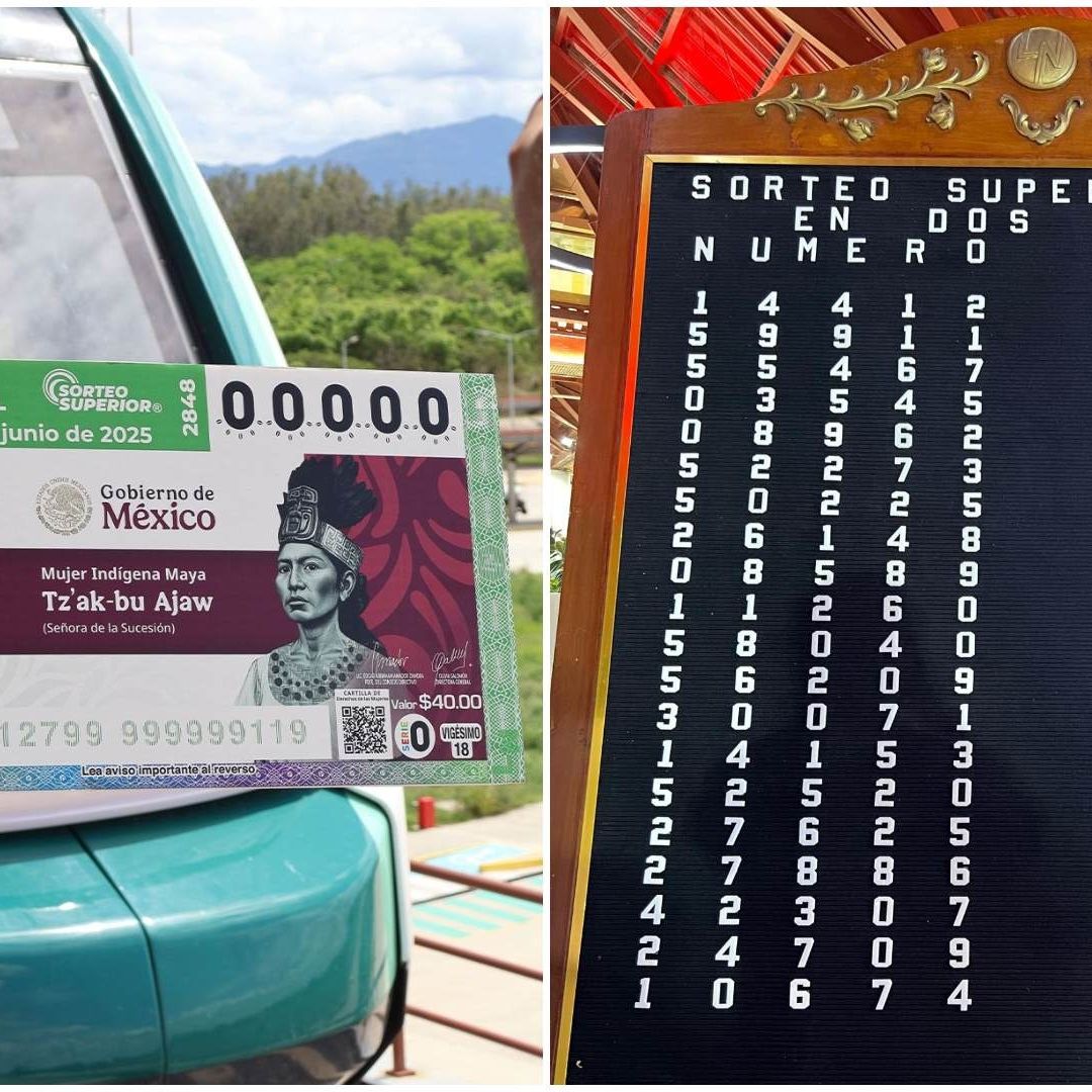 Conoce dónde cayó el premio mayor de la Lotería Nacional