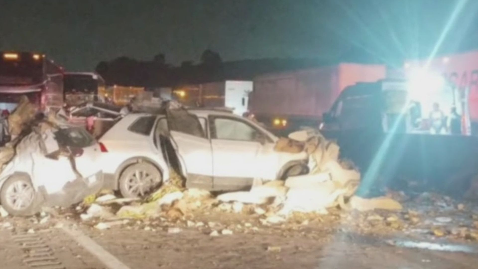 Choque Múltiple en Autopista México-Puebla Deja Varios Muertos