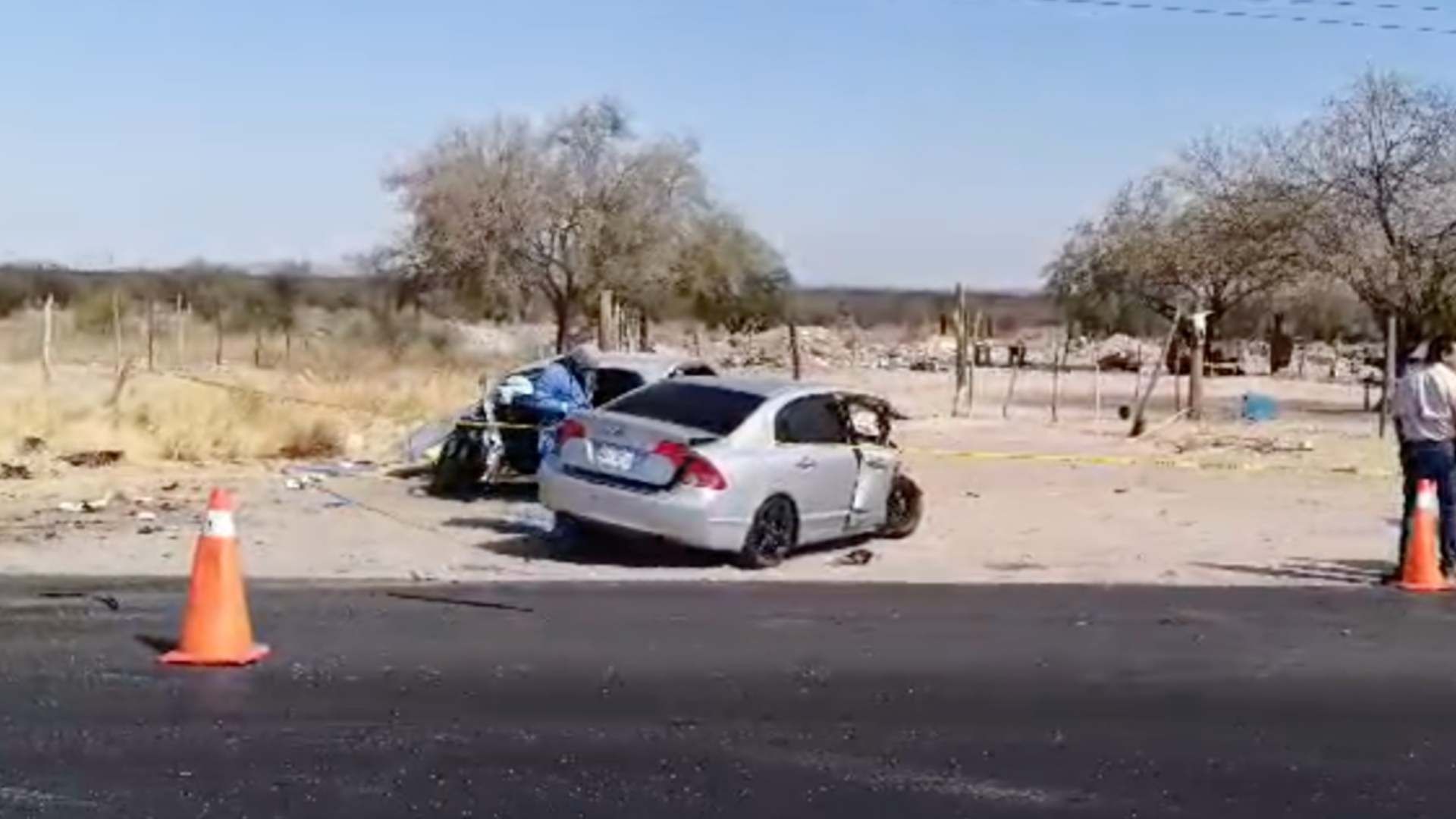 Muere Mujer en Accidente en la Carretera 26 a la Salida de Hermosillo