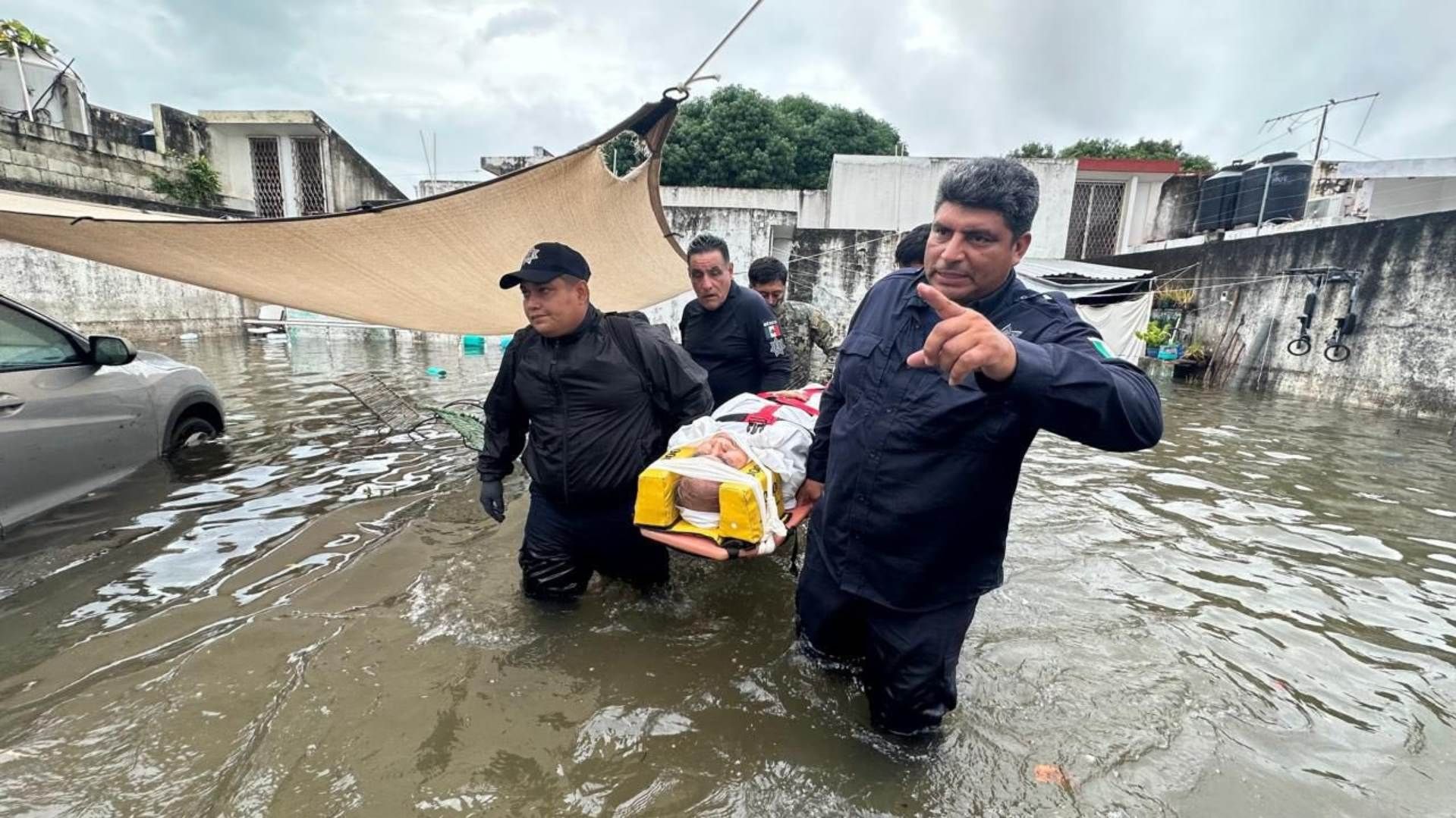 Alertan por lluvias torrenciales en el sureste de México
