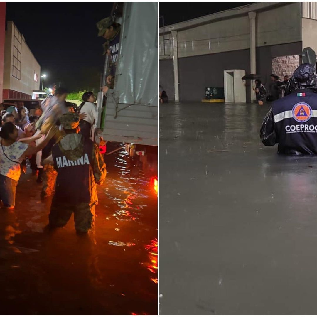 Fuertes Lluvias Dejan Inundaciones en Chetumal, Quintana Roo