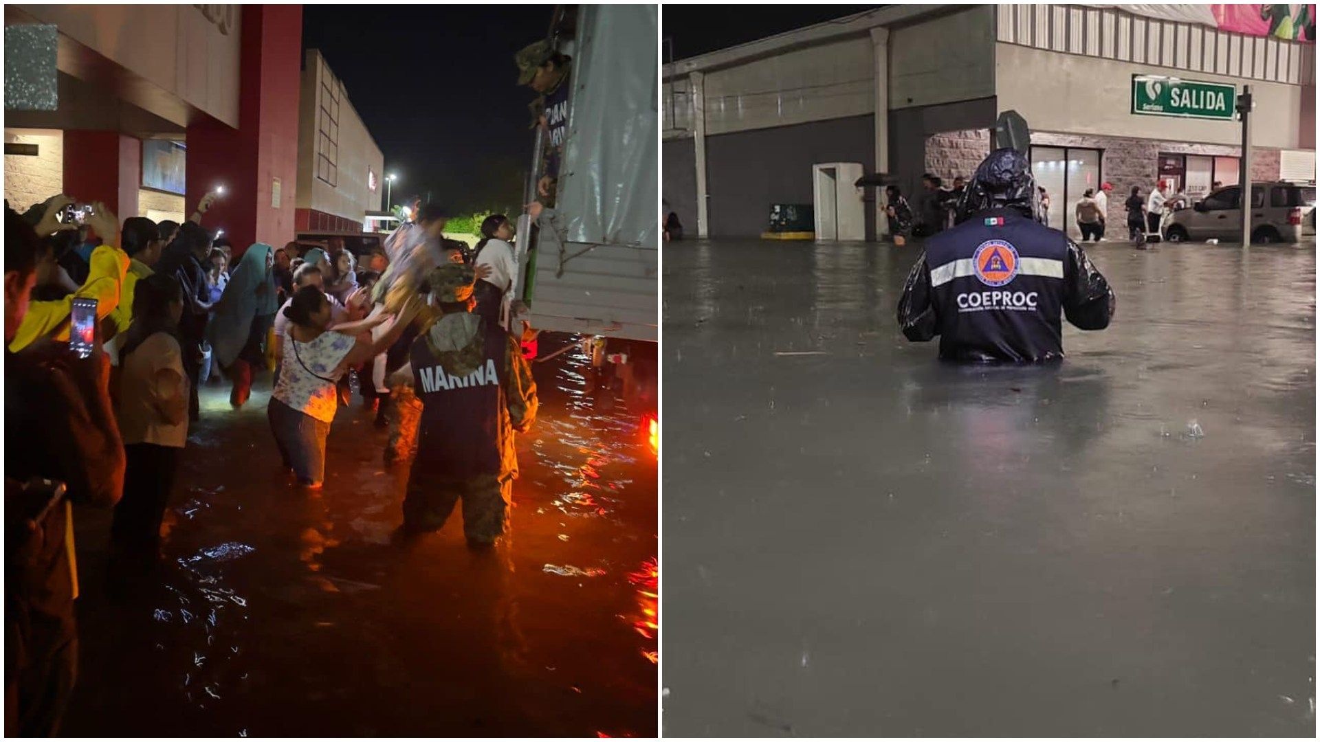 Fuertes Lluvias Dejan Inundaciones en Chetumal, Quintana Roo