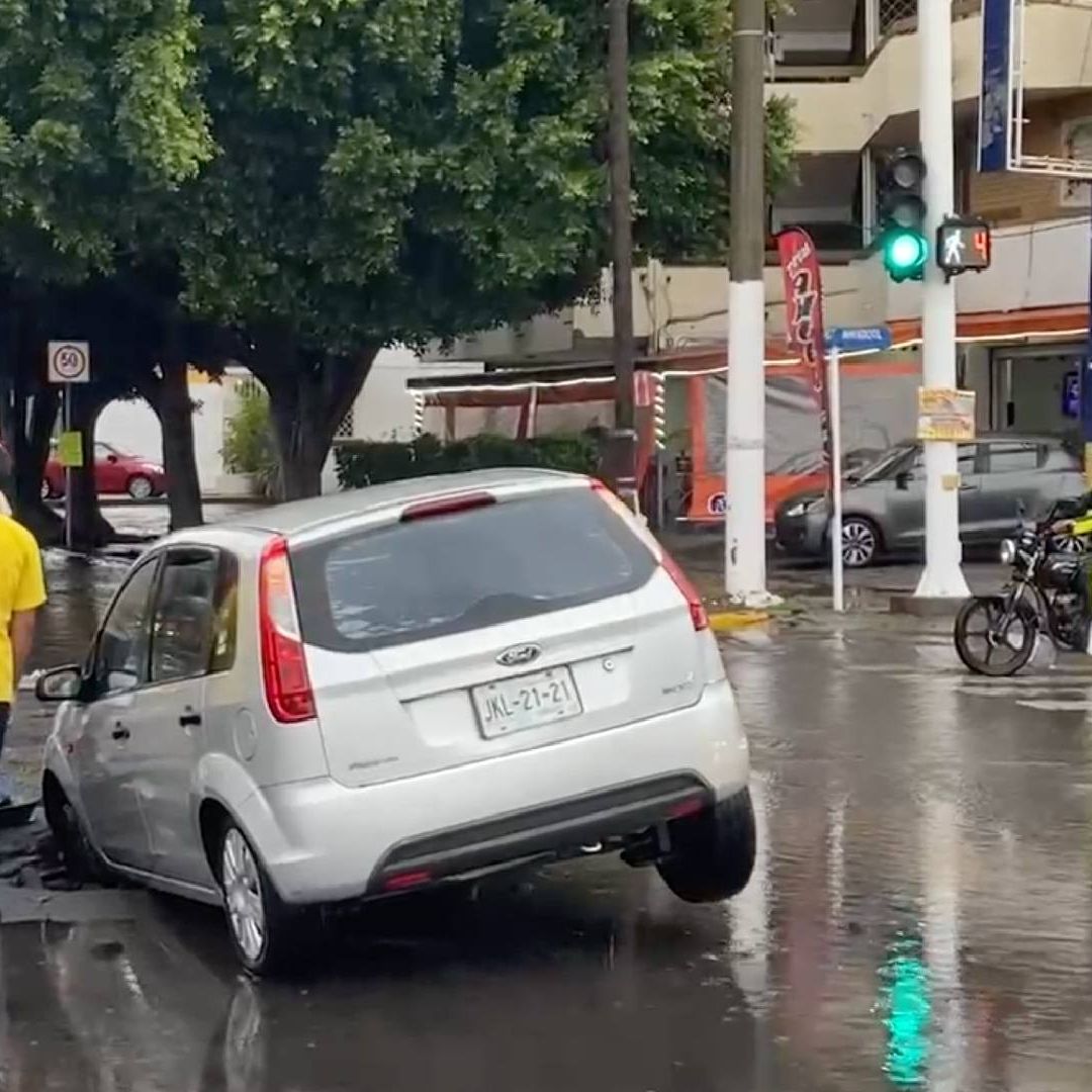 Así fue la lluvia en Guadalajara este 24 de junio