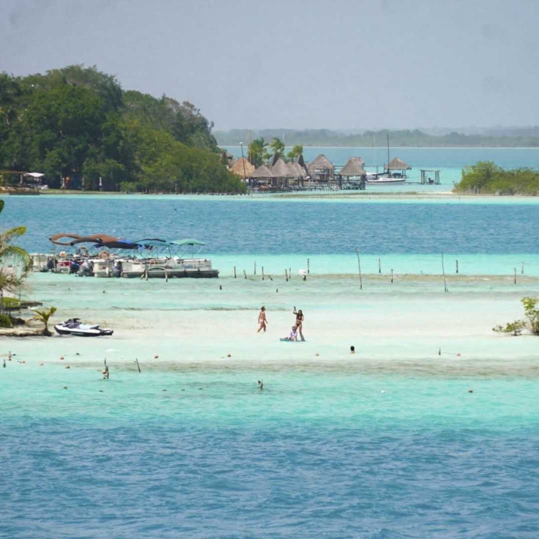Vista panorámica de Bacalar, en Quintana Roo