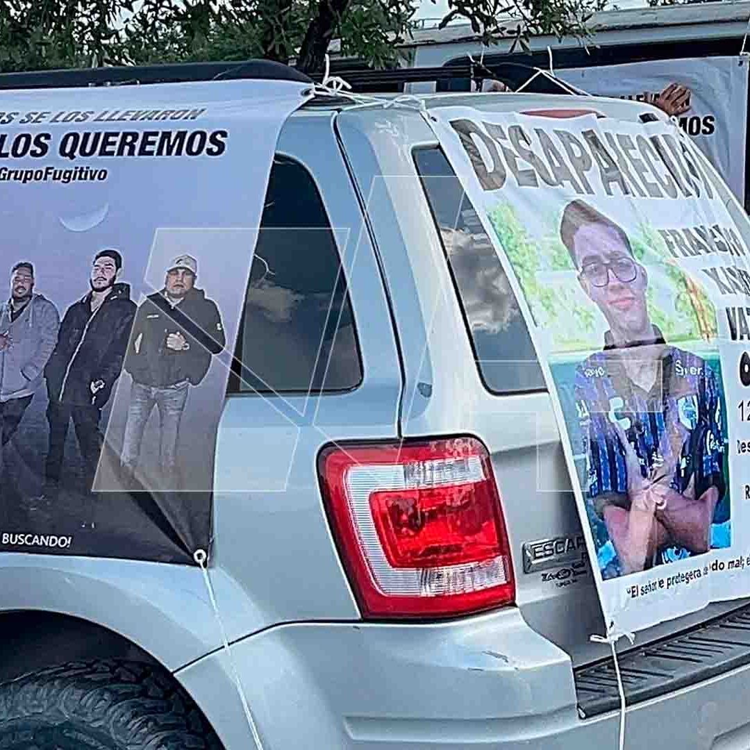 Familiares de Grupo Fugitivo Realizan Caravana a Un Mes de su Desaparición