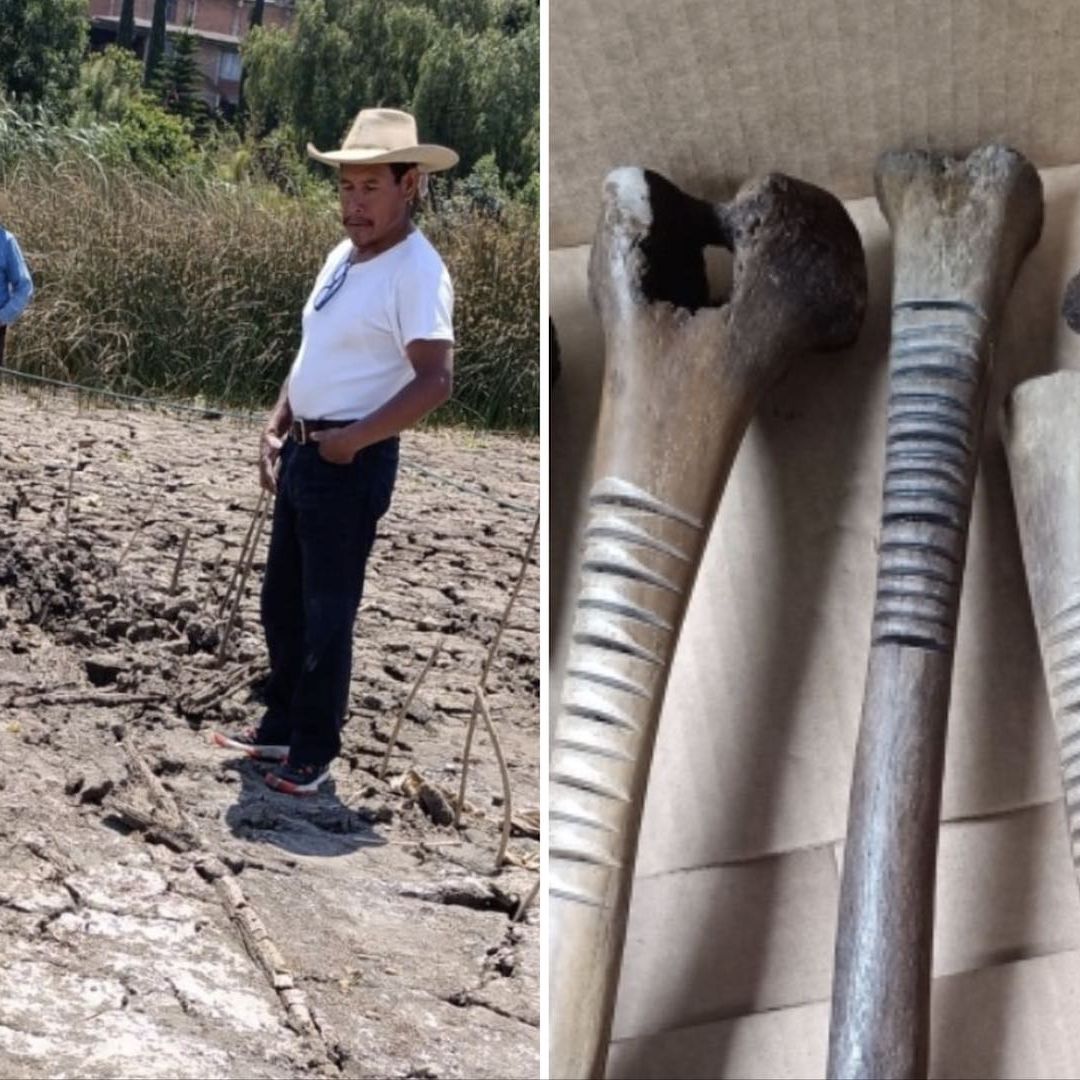 Hallan restos prehispánicos en el lecho del lago Pátzcuaro por sequía