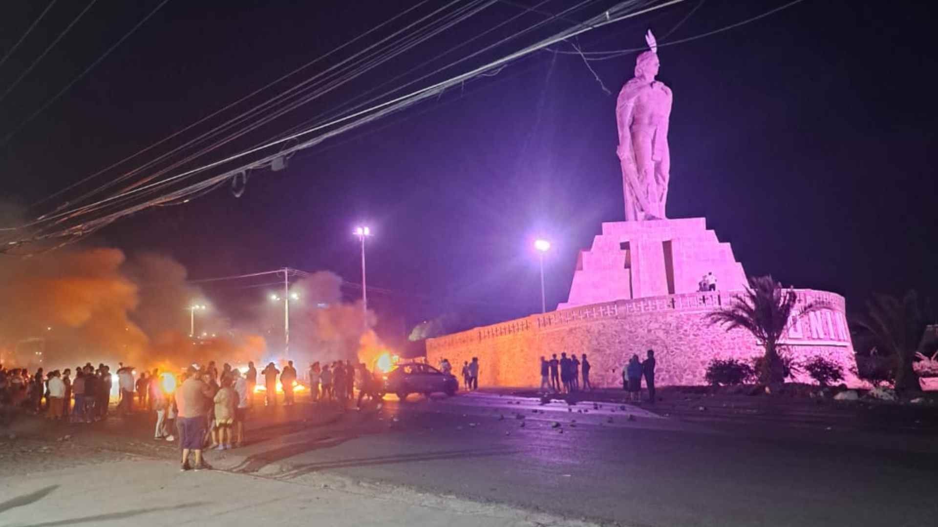 Vecinos Realizaron Bloqueo a la Altura del Conín