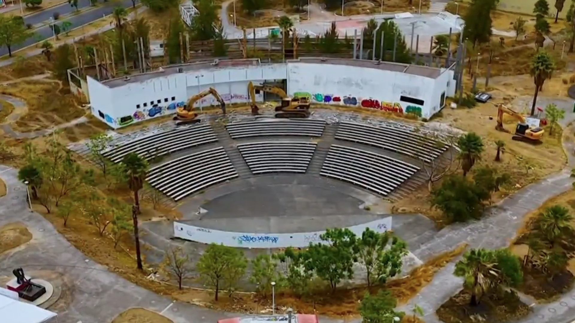 En Tepic, Nayarit, Desmantelan Ciudad de las Artes para Construir Estadio