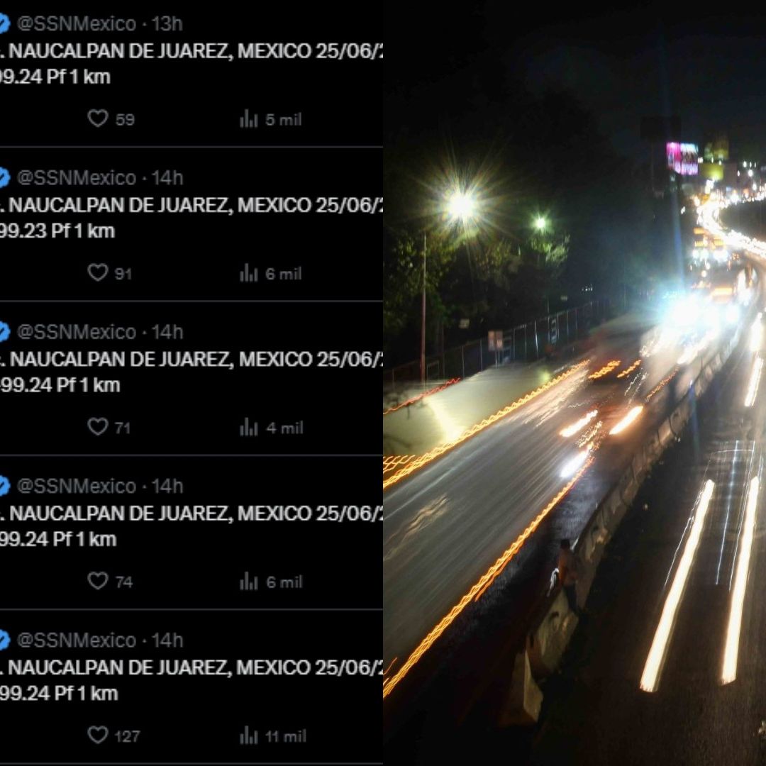 ¿Cuántos Microsismos se Han Registrado en Naucalpan Hoy 25 de Junio de 2025?
