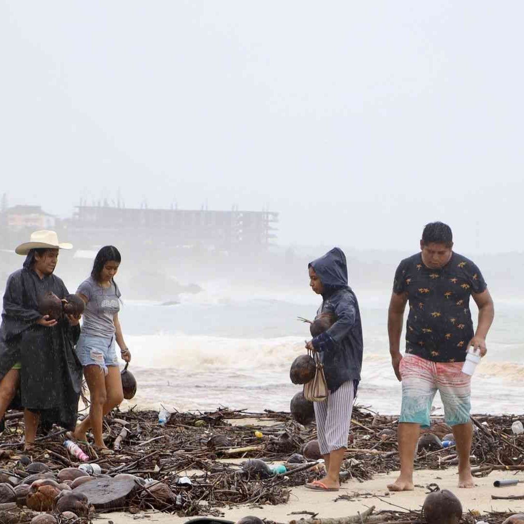 Afectaciones por huracán Erick en Oaxaca