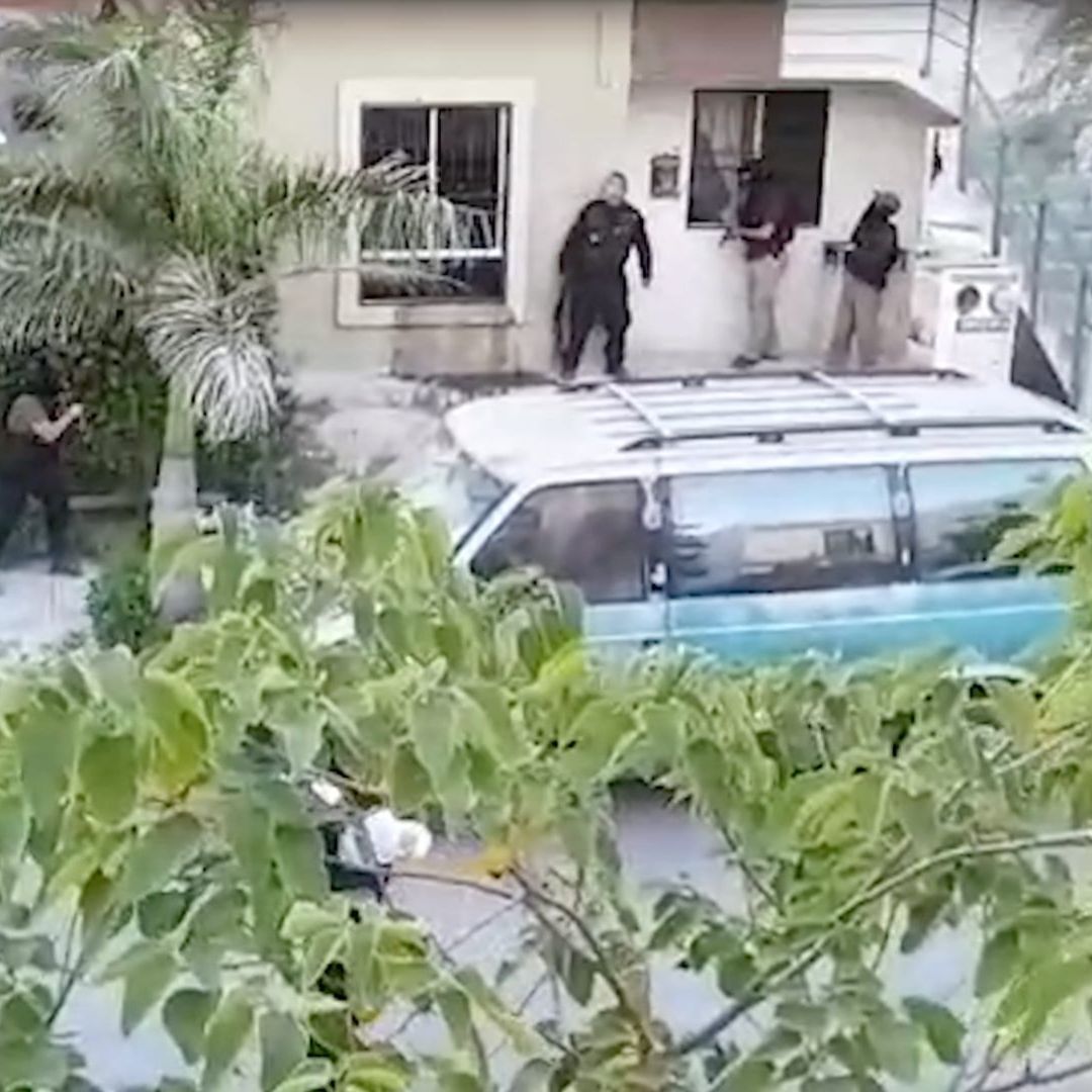 Operativo en el municipio de García, Nuevo León