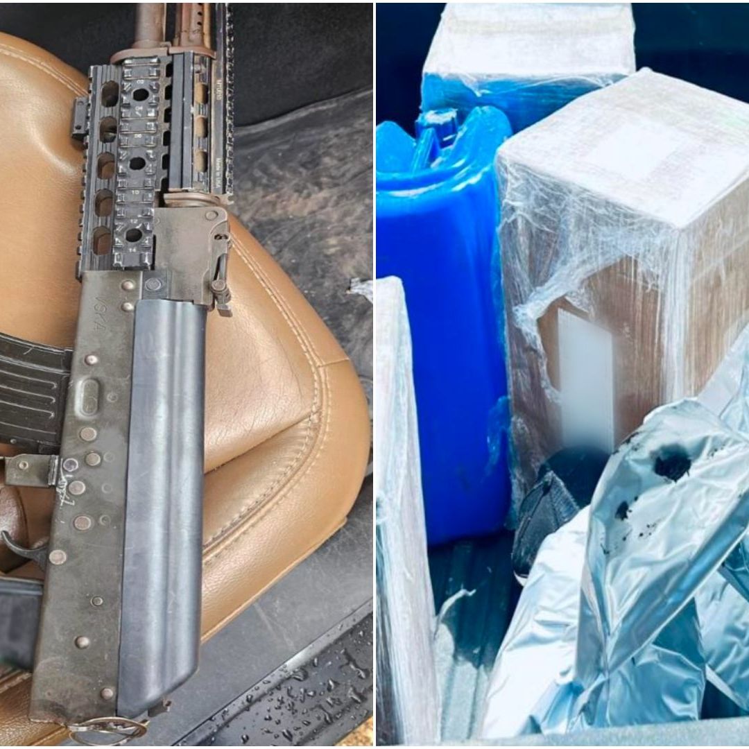 Arsenal y droga decomisados a Los Mayos, en Culiacán, Sinaloa