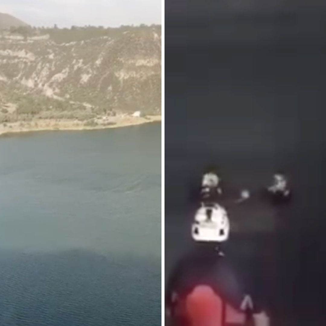 Dos menores ahogados en la Laguna de Aljojuca de Puebla.