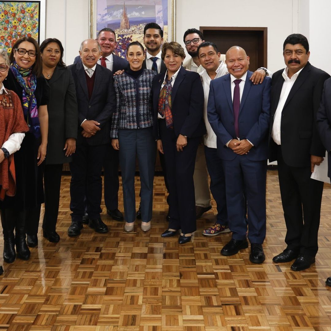 Reunión de Sheinbaum con la gobernadora y alcaldes de Estado de México