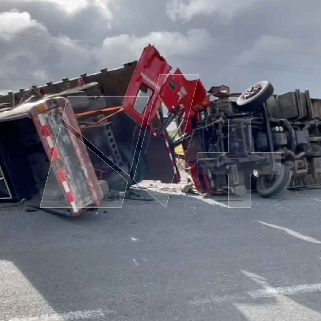 Choque con Volcadura en Carretera Reynosa-Valle Hermoso Deja Un Lesionado