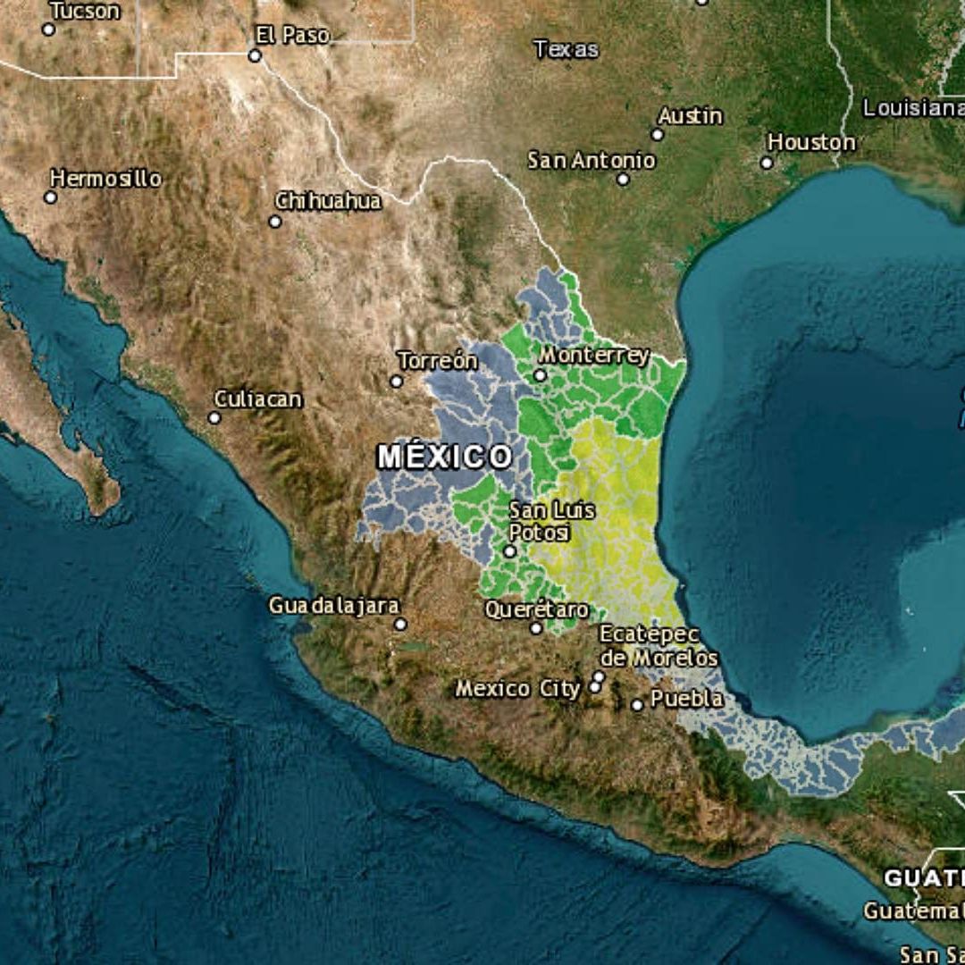 Se Eleva Alerta a casi 600 Municipios de 13 Estados por Potencial Ciclón Tropical Uno