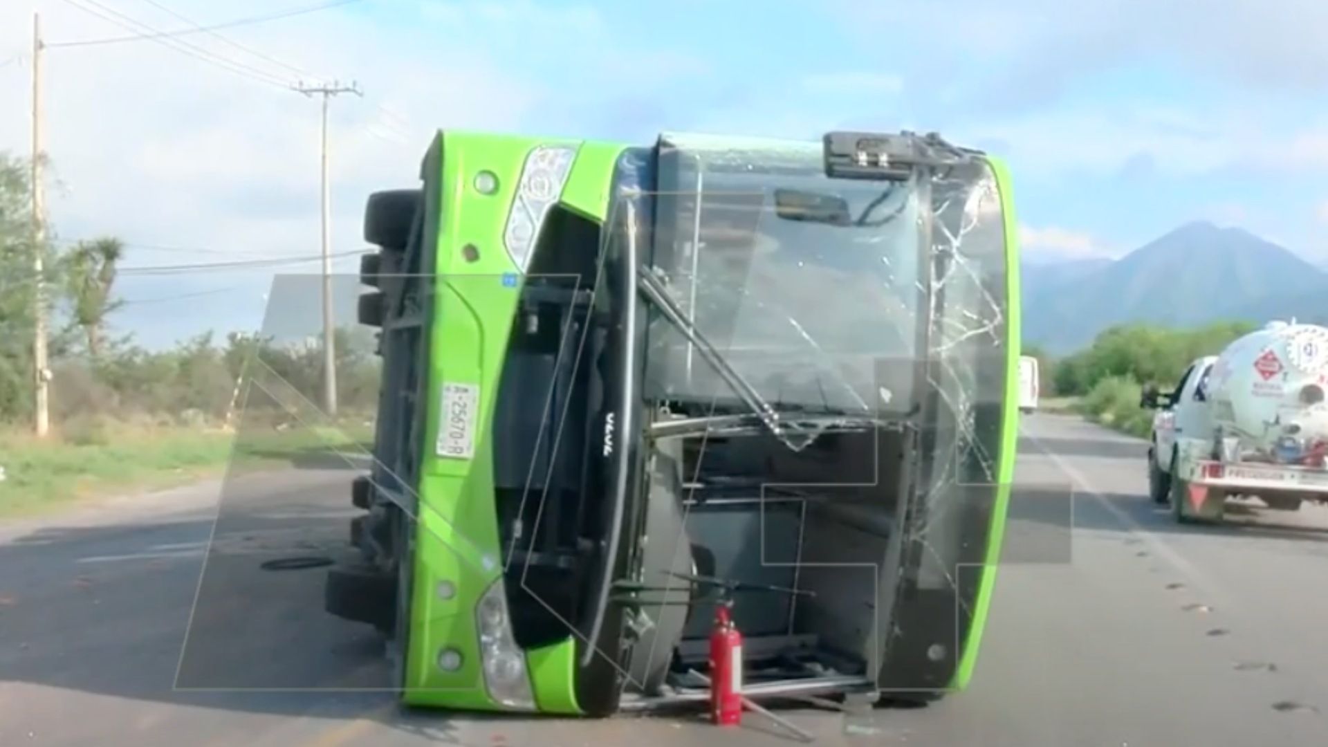 Camion chocado