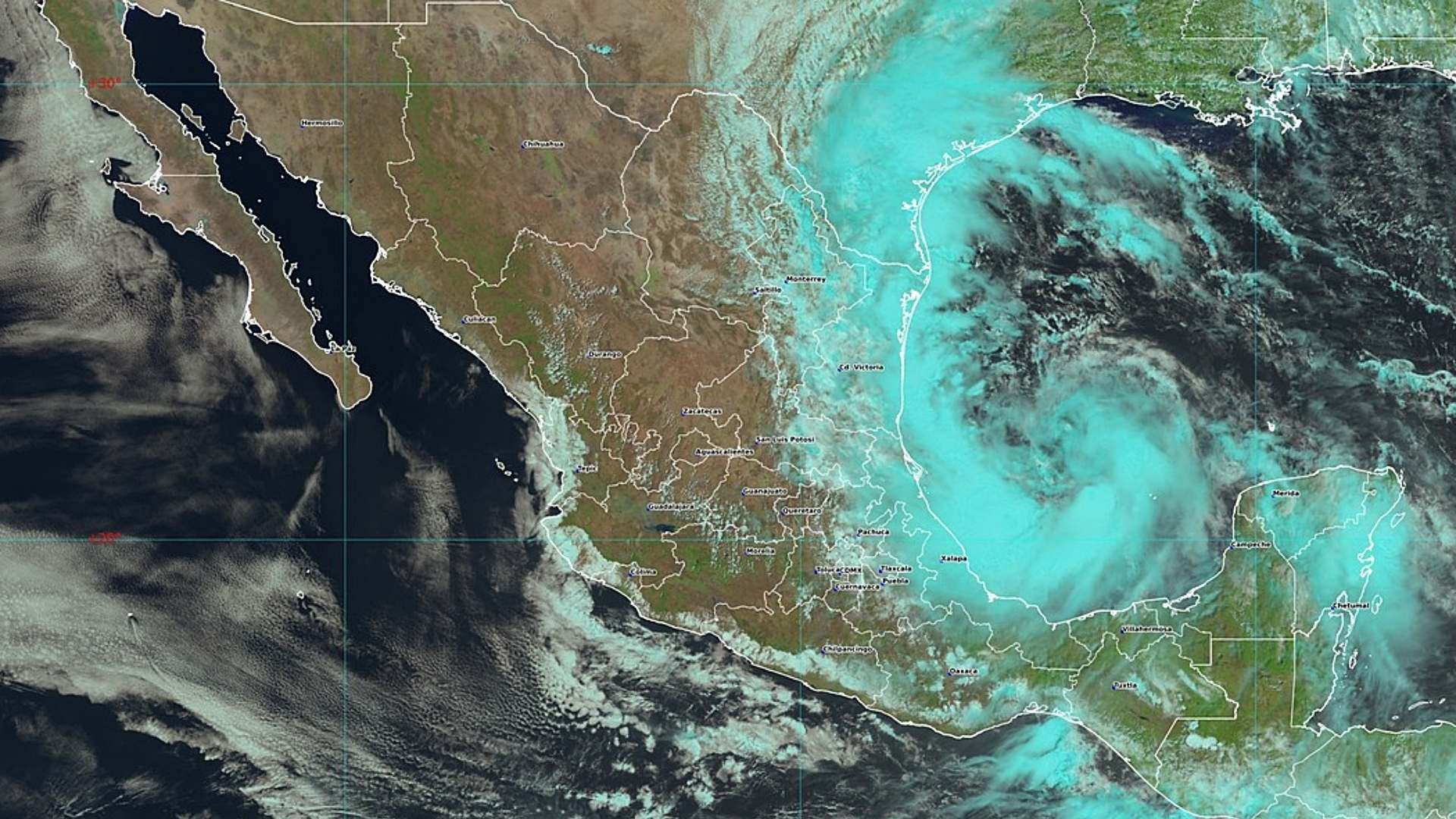 Decretan Alerta Naranja de Peligro Alto en Tamaulipas y Veracruz por Tormenta Alberto