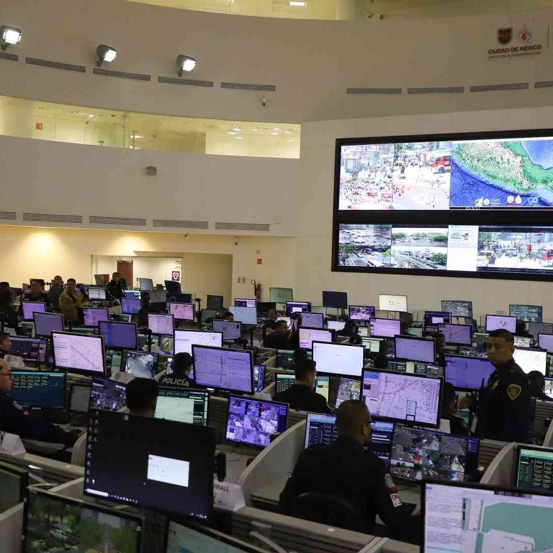 Monitoreo de cámaras del C5 de la CDMX
