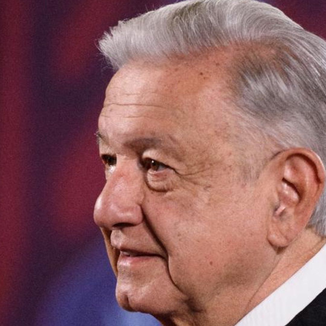 El presidente López Obrador en conferencia mañanera