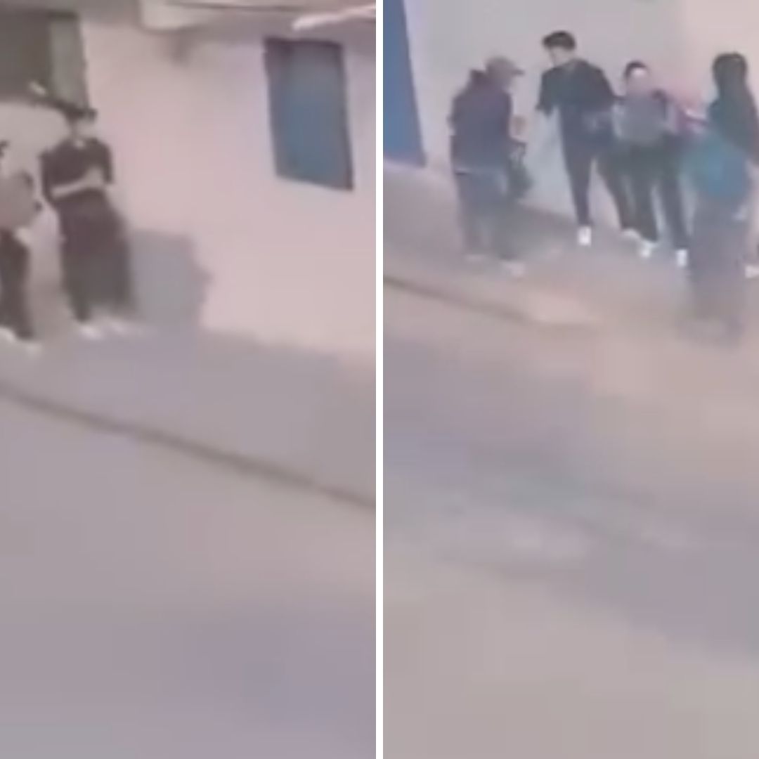 Ladrones Roban Mochilas a Estudiantes Afuera de su Escuela en Toluca