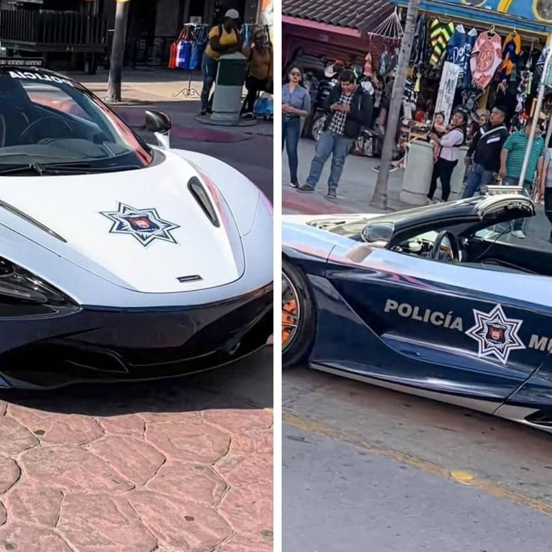 Video | Captan Lujoso Auto Deportivo Acondicionado como 'Patrulla Policial' en Tijuana