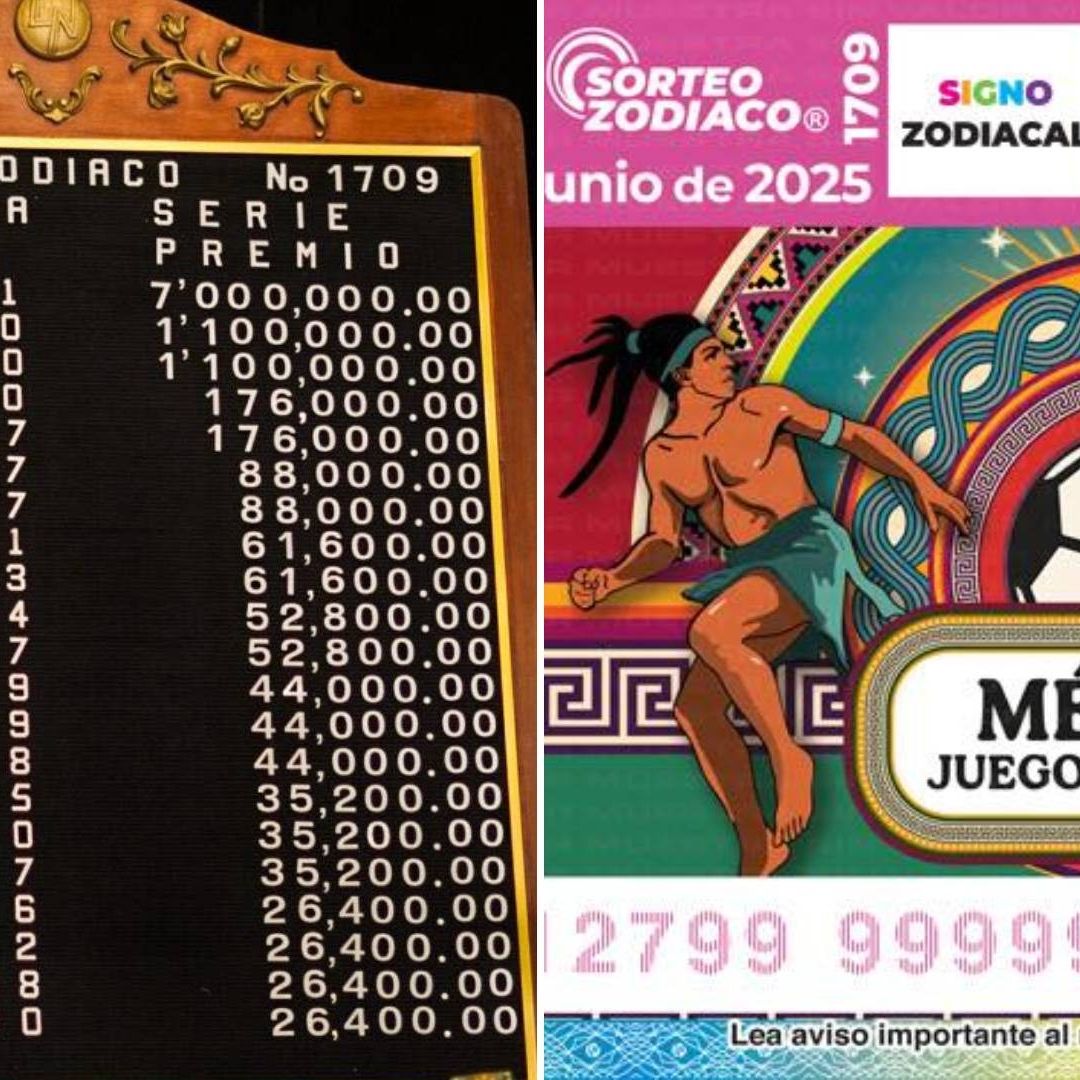 ¿Dónde Cayó Premio Mayor de Sorteo Zodiaco 1709 de Lotería Nacional 29 de Junio 2025? Mascarilla