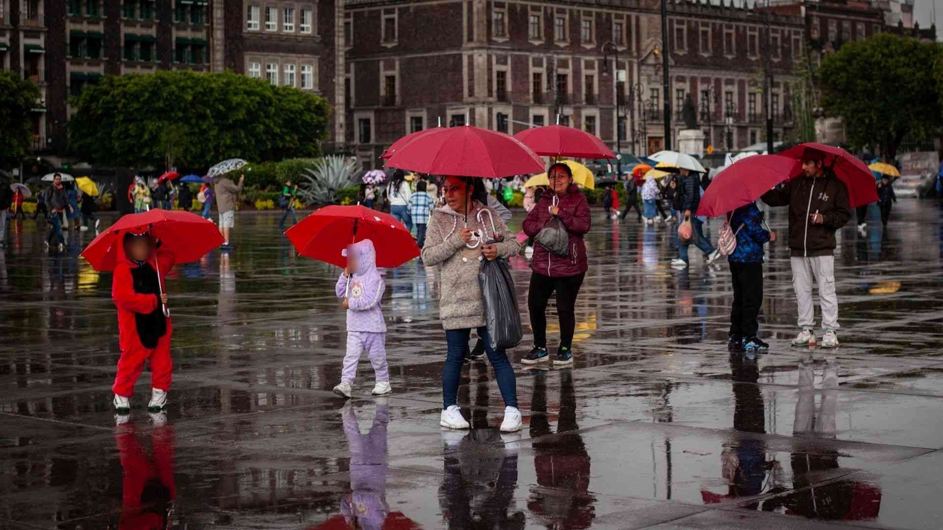 Lluvia en la Ciudad de México