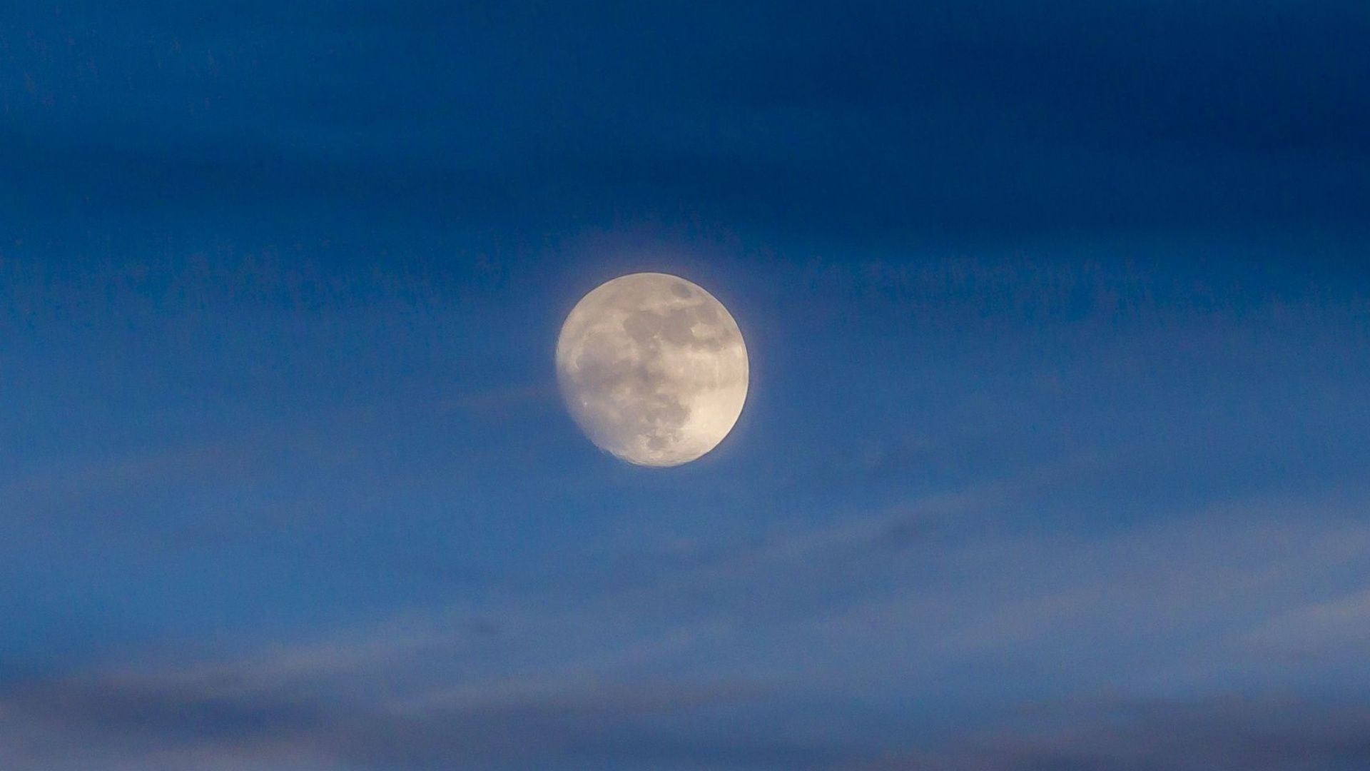 Luna ciervo de julio vista desde Nuevo León