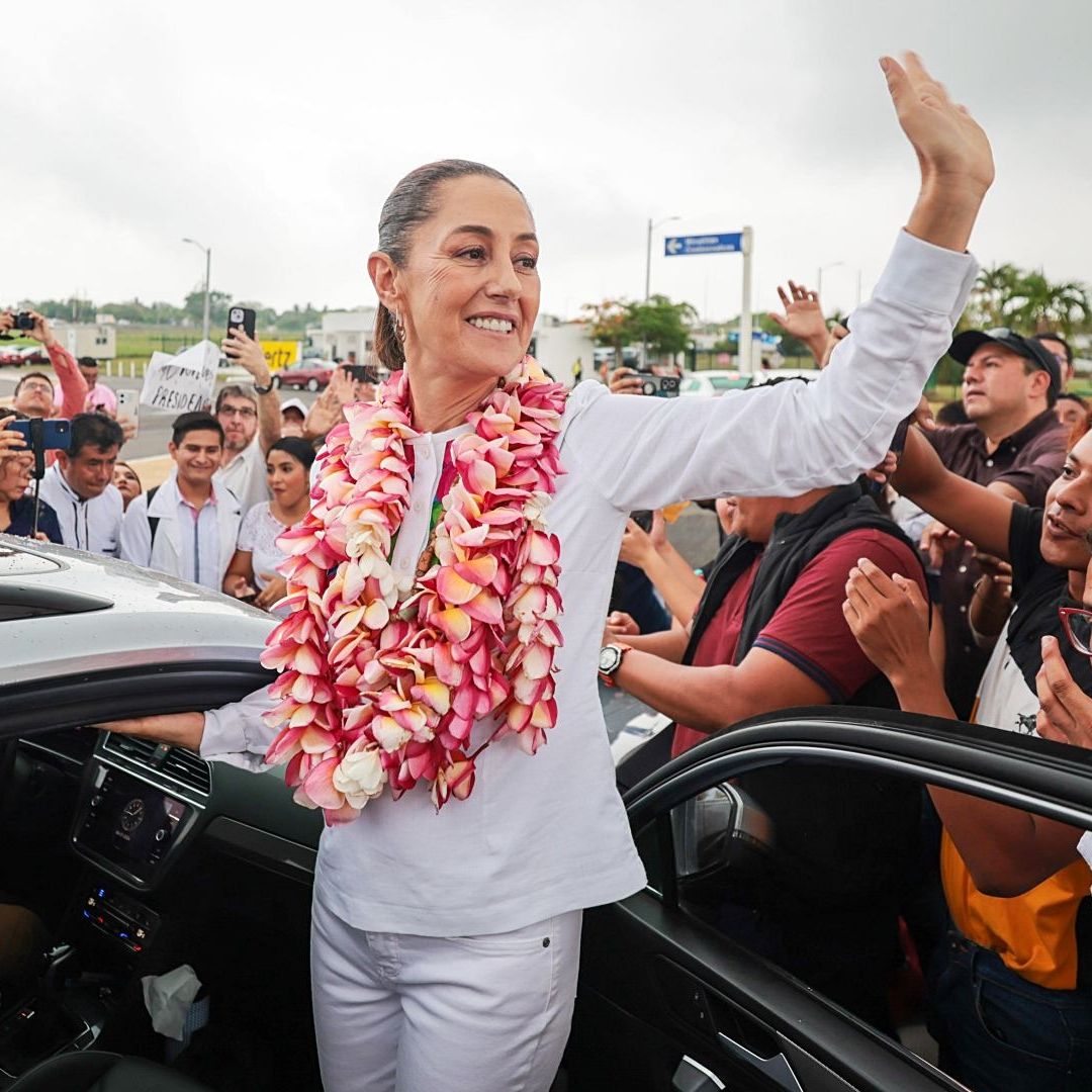Claudia Sheinbaum Llega a Veracruz para Segunda Gira con AMLO