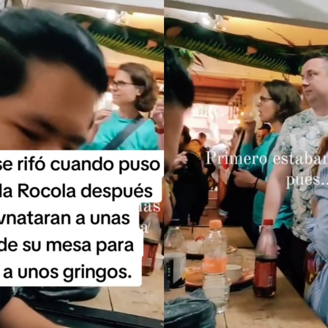 Los meseros del lugar habrían parado de esa mesa a unas personas para posteriormente sentar a los extranjeros