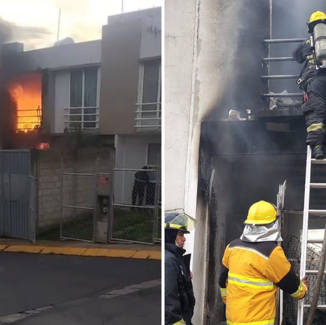 Dos Mujeres Murieron por Incendio en Casa de la Col. Nueva Alemania de Cuautlancingo, Puebla