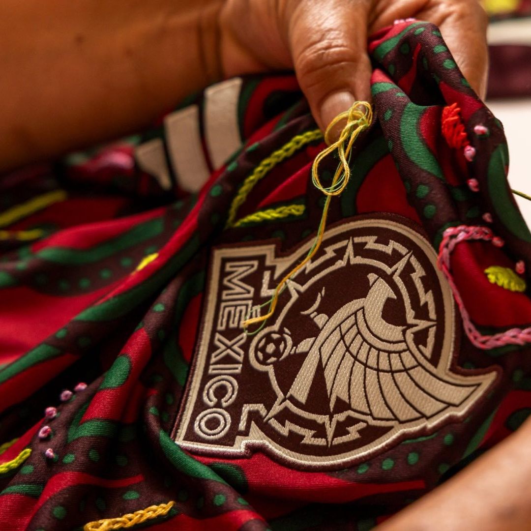 Copa America 2024; Artesanas Mexicanas de Nupan, Puebla Crean Jeasy. Foto: Redes Sociales